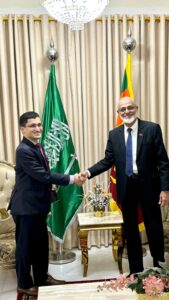 Read more about the article The Consul General, Mr. Falah Alhabshi, warmly received Mr. Fahad Ahmed Khan Suri, the newly appointed CG of India