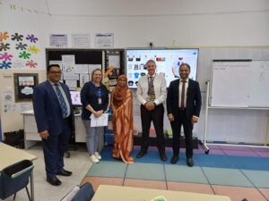 Read more about the article Consul Mafusa Lafir visited the British International School in Jeddah ( BISJ)