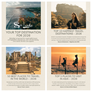 Read more about the article Sri Lanka continues to gain global recognition as a must-visit destination for 2026